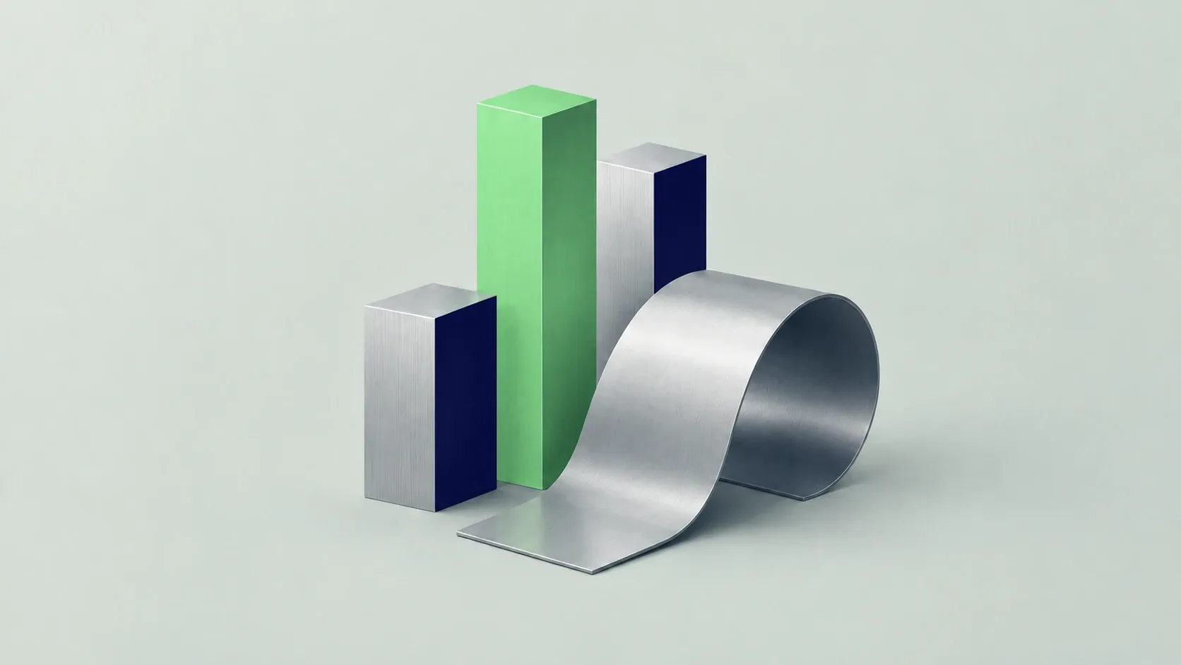 Conceptual editorial illustration for Aluminium: Venezuela's Vertically Integrated Industrial Asset